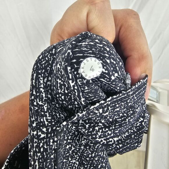 Lululemon Fast  Free Crop II (Nulux 19"") Soundwave Alpine White Black Size 4 - Picture 9 of 9